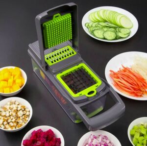 16 In1 Mandoline Slicer Veggie Food Chopper Vegetable Cutter Tomato Carrot Grater Cheese French Onion Shredders Kitchen Tool