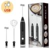 Rechargeable Electric Coffee Mixer Egg Beater Quick Frothing Action