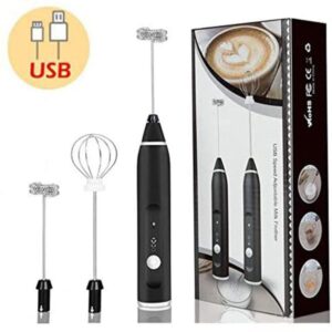 Rechargeable Electric Coffee Mixer Egg Beater Quick Frothing Action