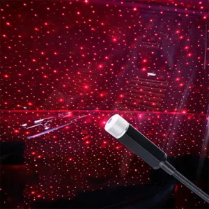 Mini USB LED Laser Light Car Roof Night Ambient Starry Sky Lamp Star Light LED Projector